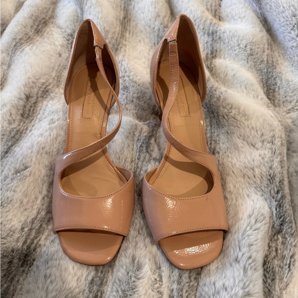 Tan Antonio Melani heels 7